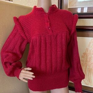Women’s Vintage Italy Knit Top Sweater sz S or M